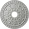 Ekena Millwork Warsaw Ceiling Medallion (Fits Canopies up to 3 1/2"), Hnd-Painted Frost, 18"OD x 3 1/2"ID x 1 3/8"P CM18WAFRF - alternate 1
